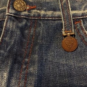 Super cool Gucci denim shorts, mid 90's, EPC!